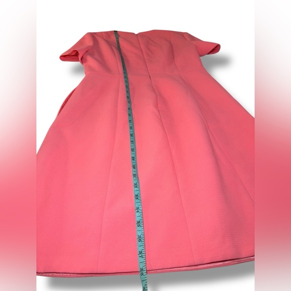 LK Bennett Pink Jolie Boxy Shift Dress w/Pockets Sz 10 EUC - Picture 8 of 9